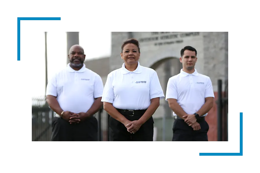 three security guards